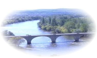 bridge over the river Dordogne